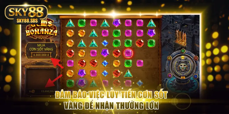 Đảm bảo việc lũy tiến cơn sốt vàng để nhận thưởng lớn